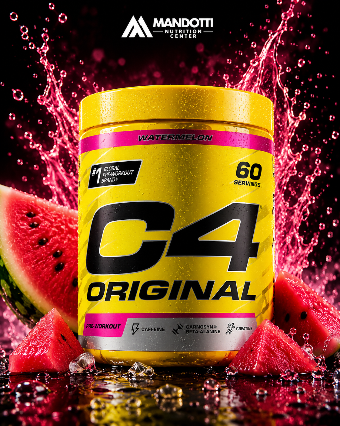 Pré-Treino C4 Original - 60 doses - Cellucor