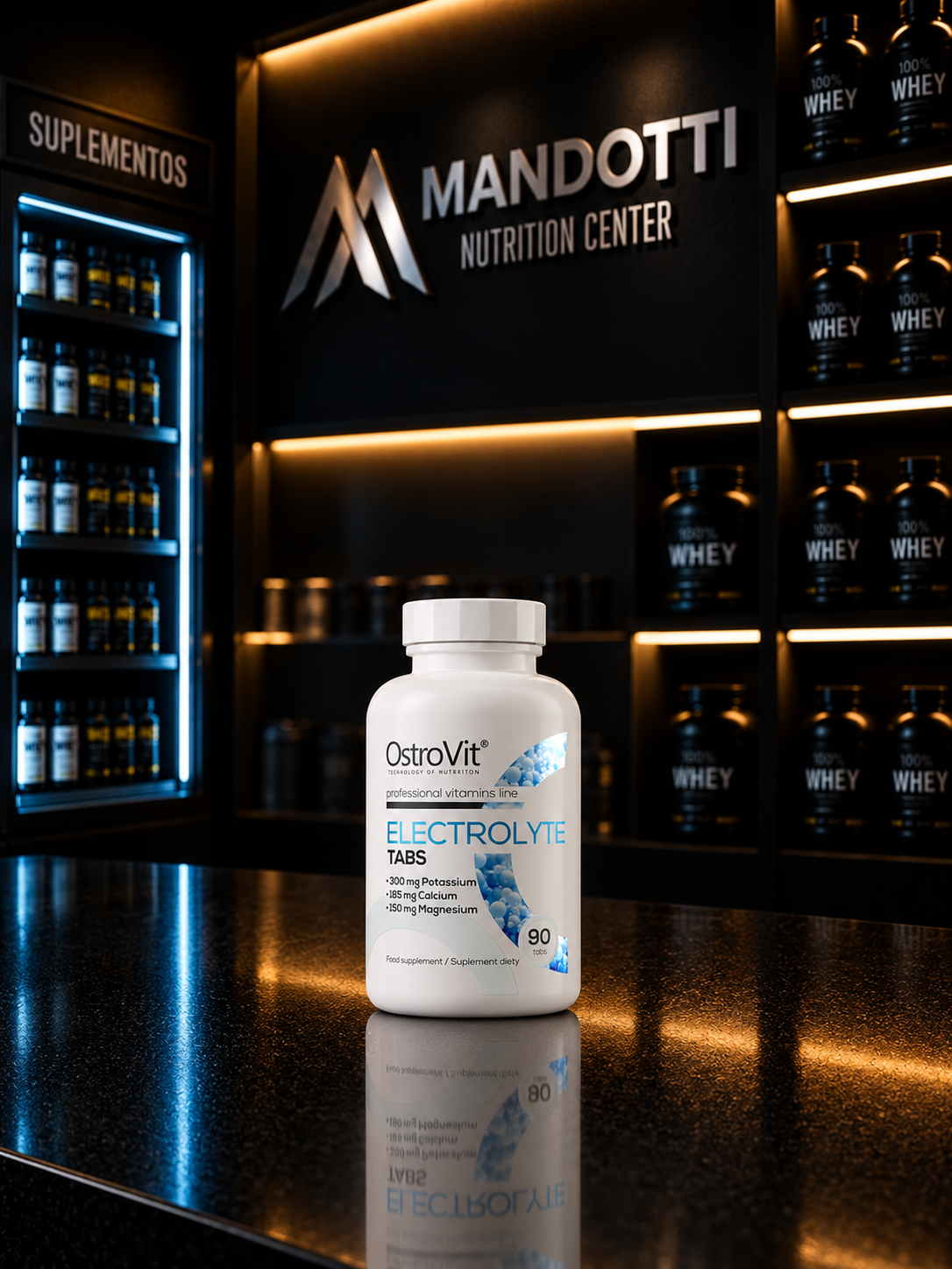 Eletrólitos Sem Sabor – OstroVit | 90 Comprimidos
