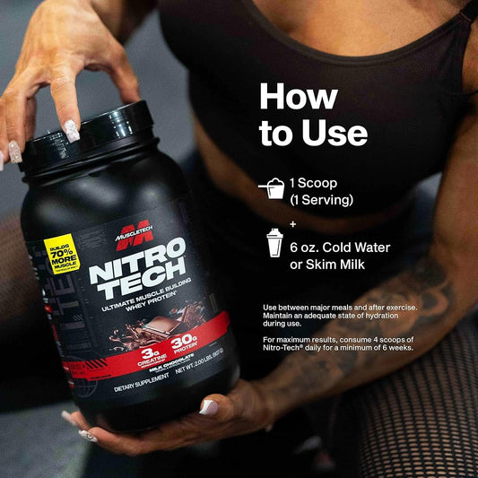 Whey Protein Nitro-Tech 1810g - MuscleTech