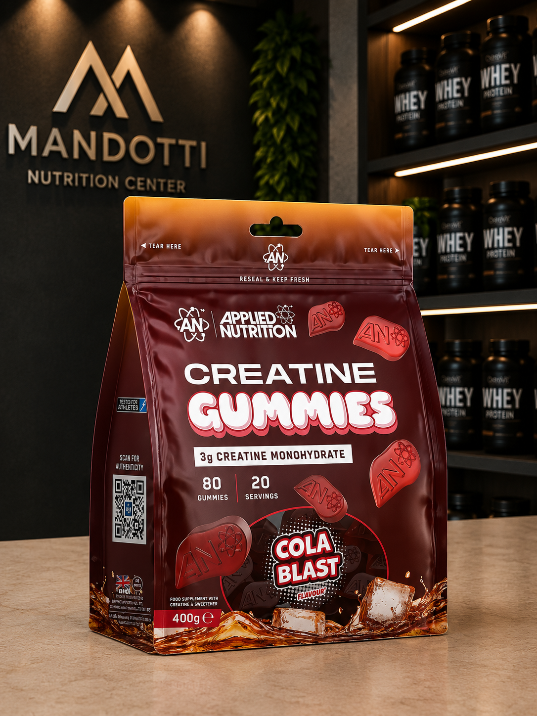 Creatina em Gummy - 80 gummies - Applied Nutrition