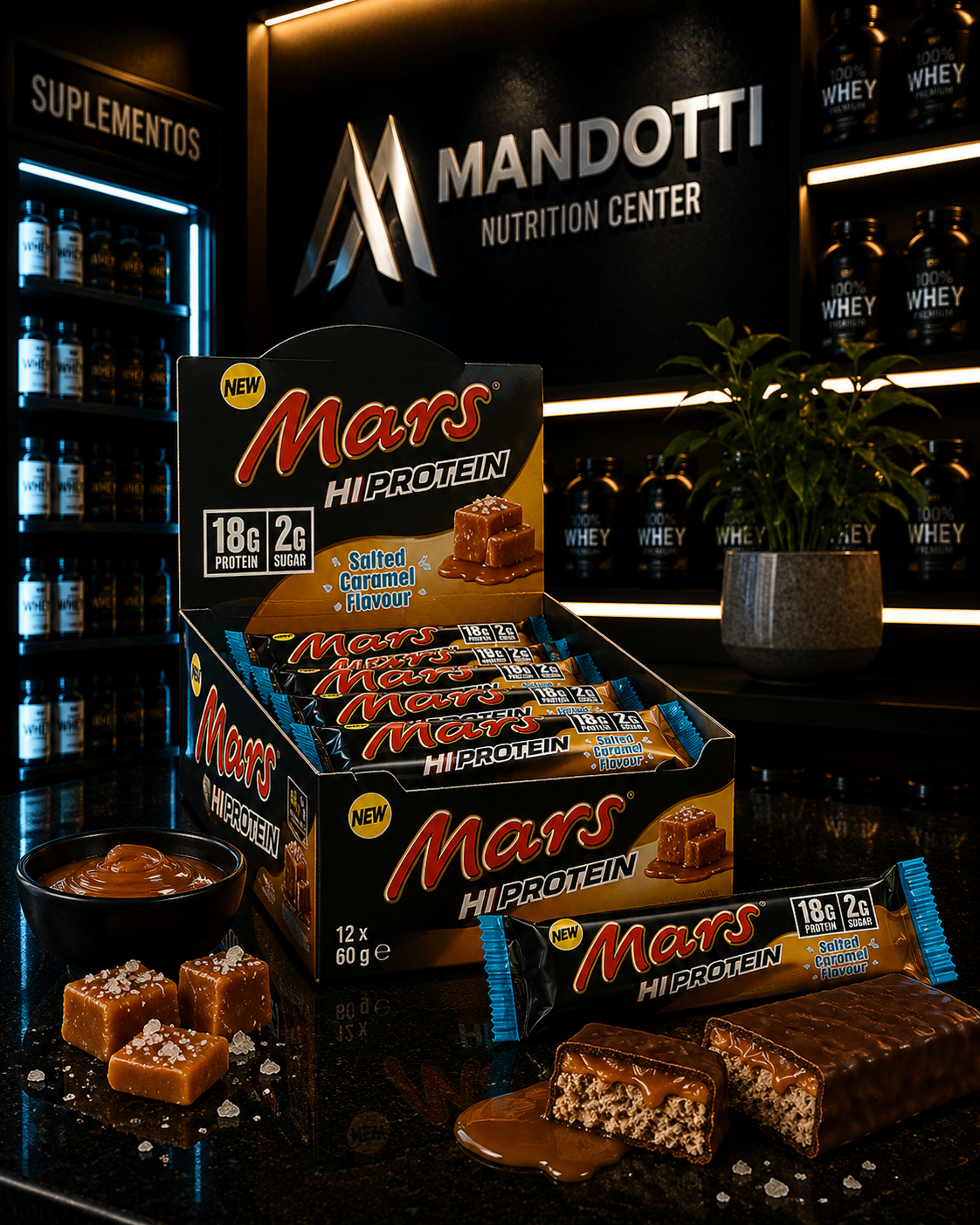 Barra Proteica Mars 59g - Mars - Caramelo Salgado
