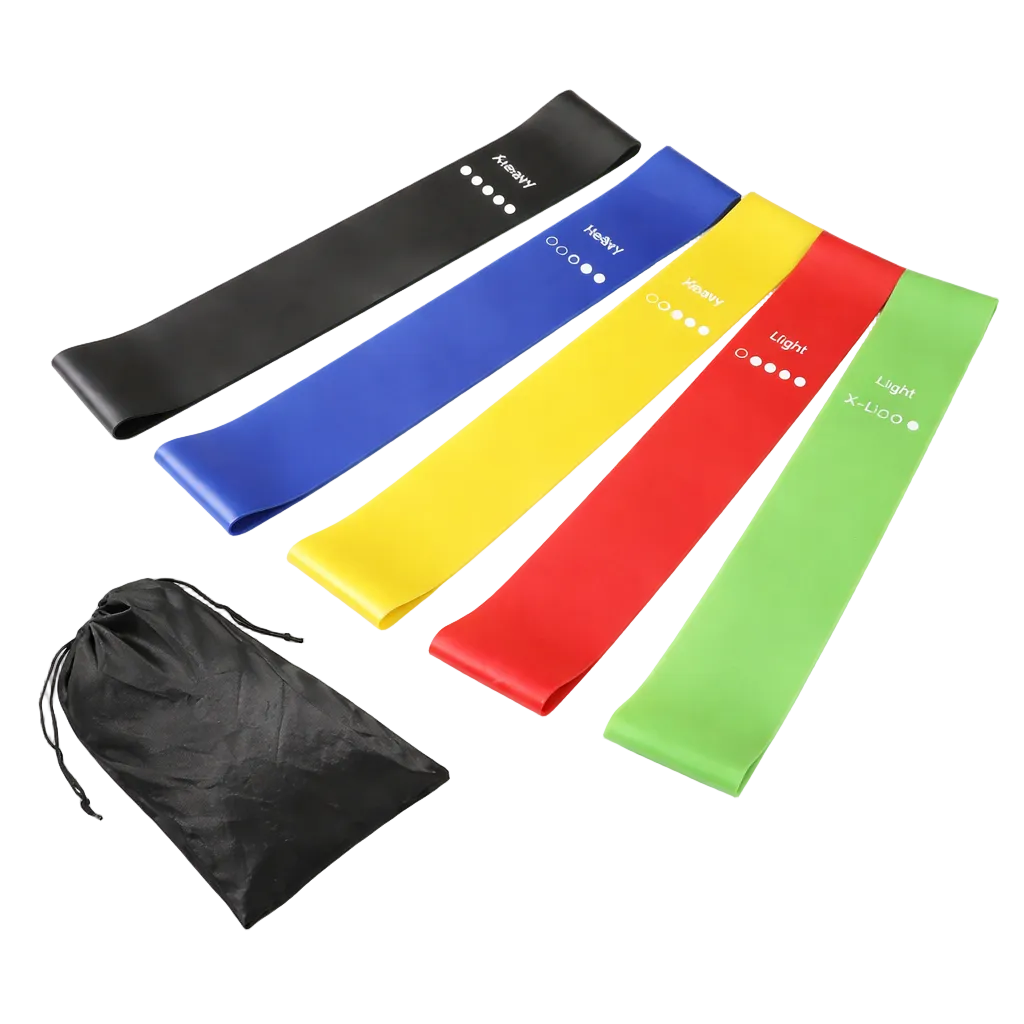 Mini Band Kit Com 5 Unidades + Bolsa