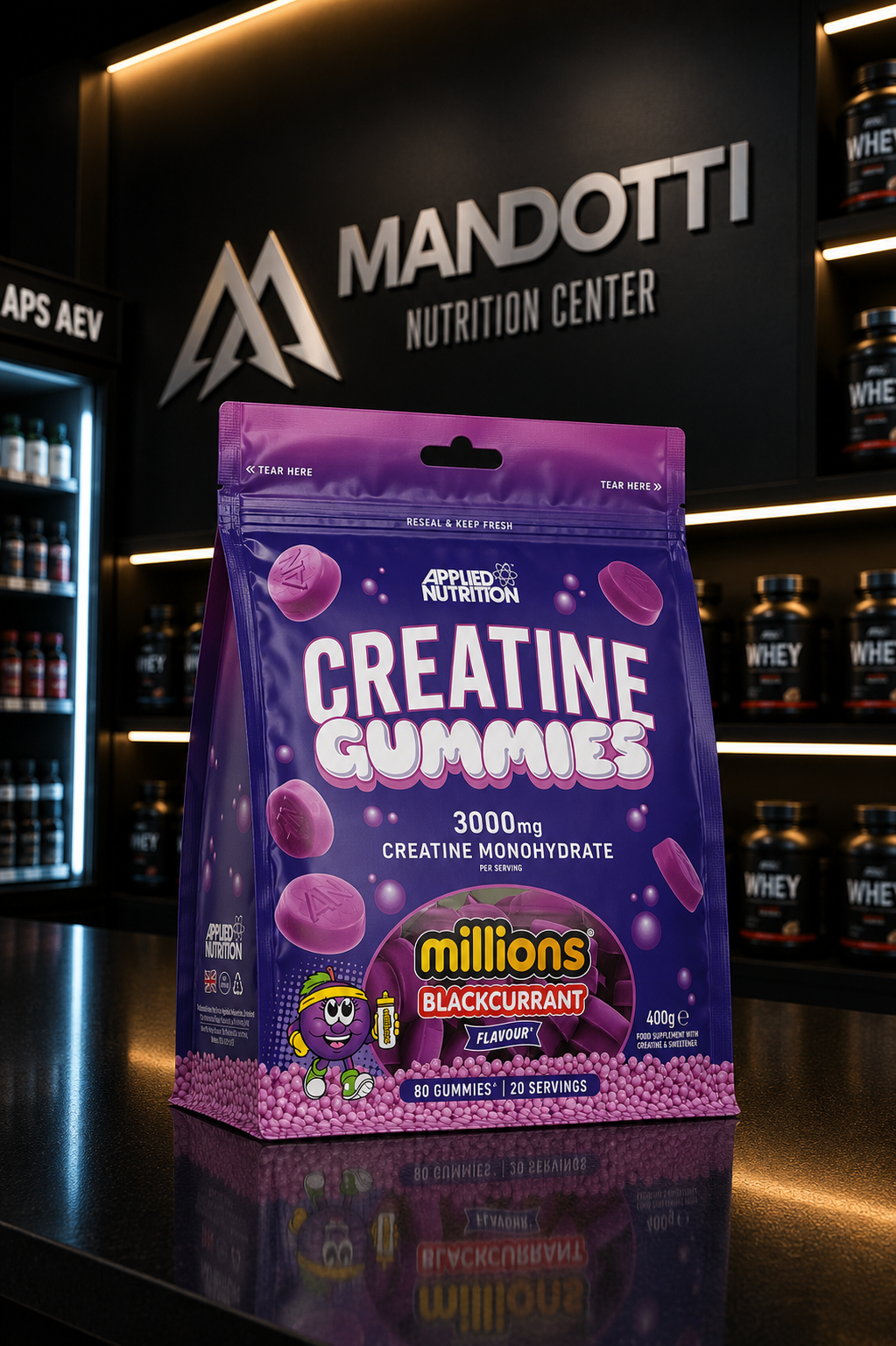 Creatina em Gummy - 80 gummies - Applied Nutrition