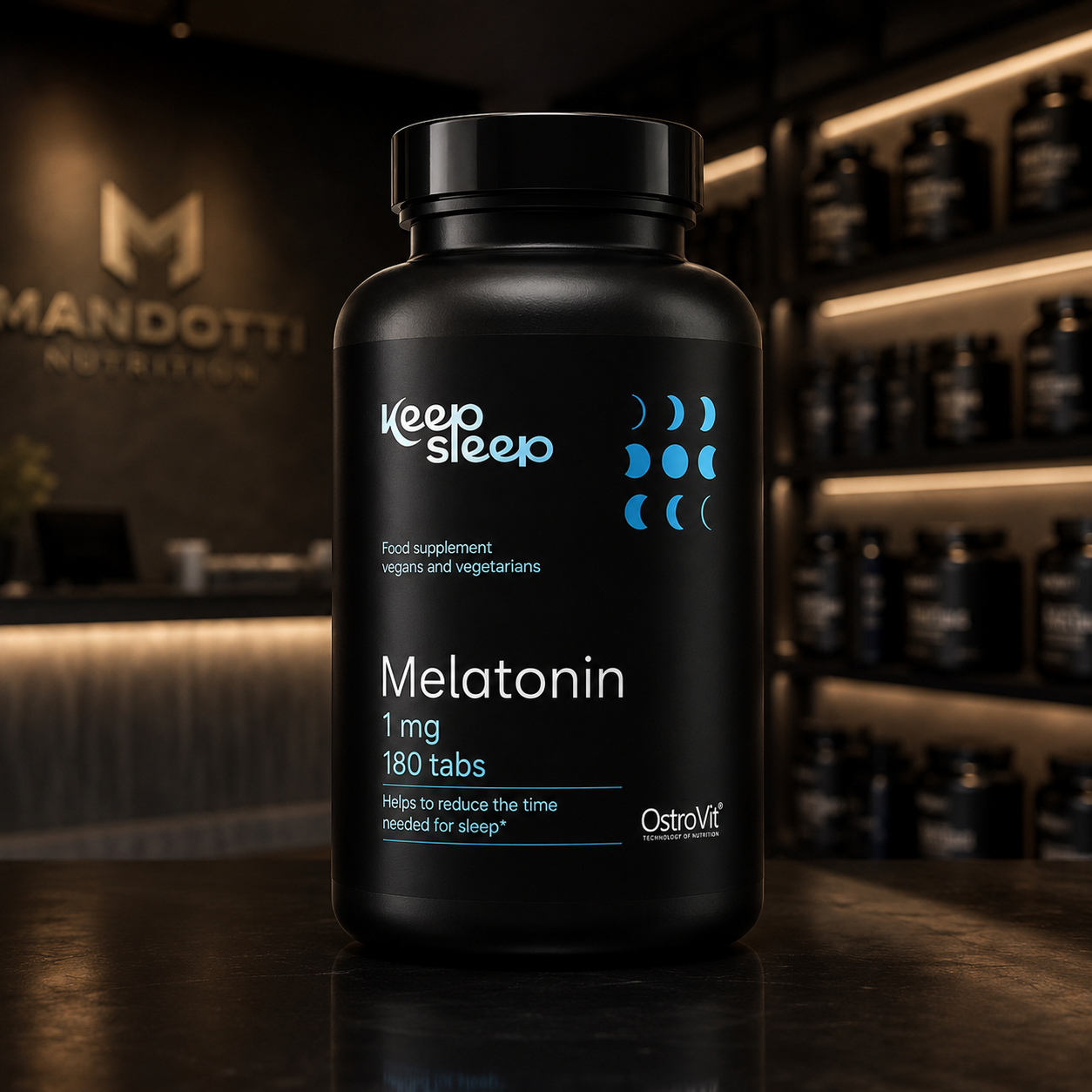 Melatonina Keep Sleep 1mg - 180 comprimidos - Ostrovit