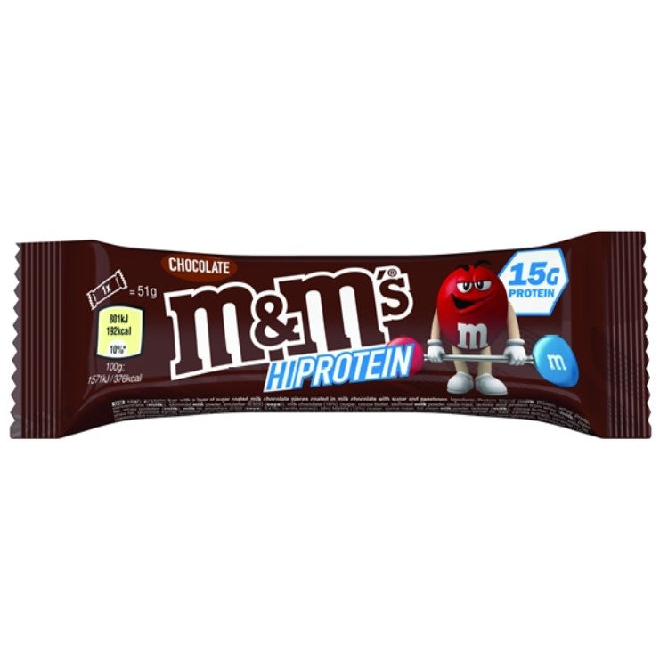 Barra Proteica M&M's 51g - Chocolate