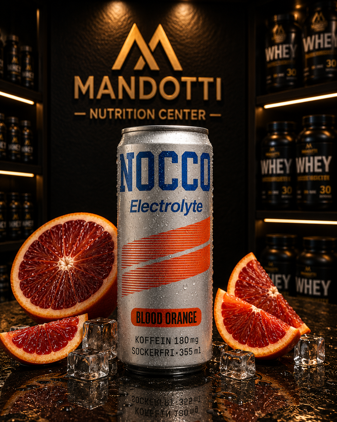 Eletrólitos Blood Orange 355ml - Nocco