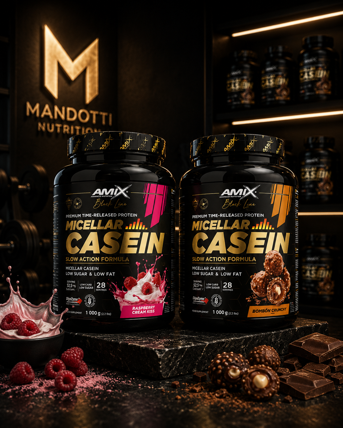 Caseína 1000g - Black Micellar - Amix