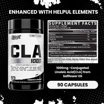 CLA 1000 90 cápsulas - Nutrex