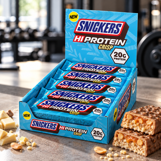 Barra Proteica Snickers 55g - Chocolate Crisp