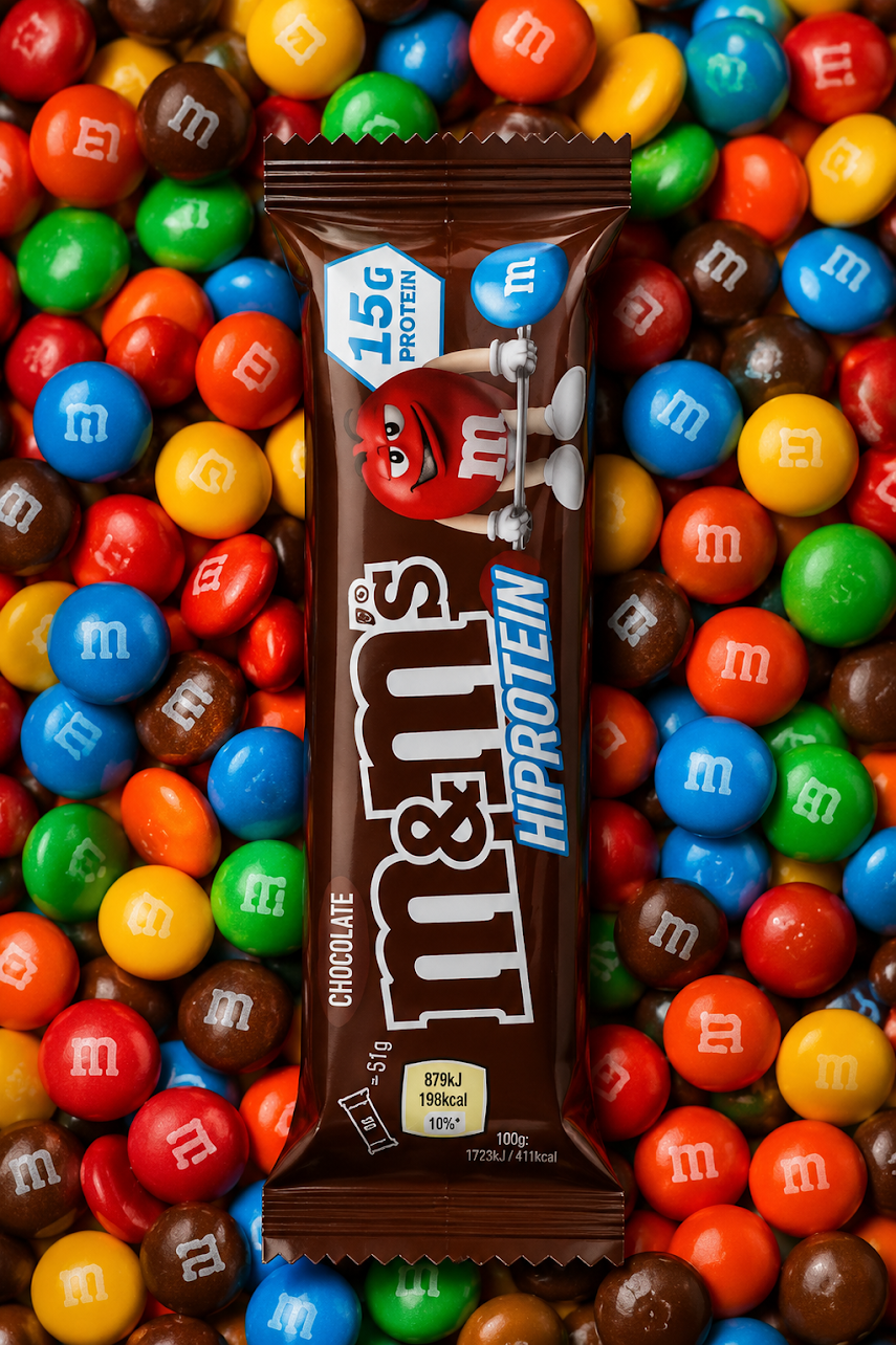 Barra Proteica M&M's 51g - Chocolate
