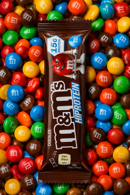 Barra Proteica M&M's 51g - Chocolate