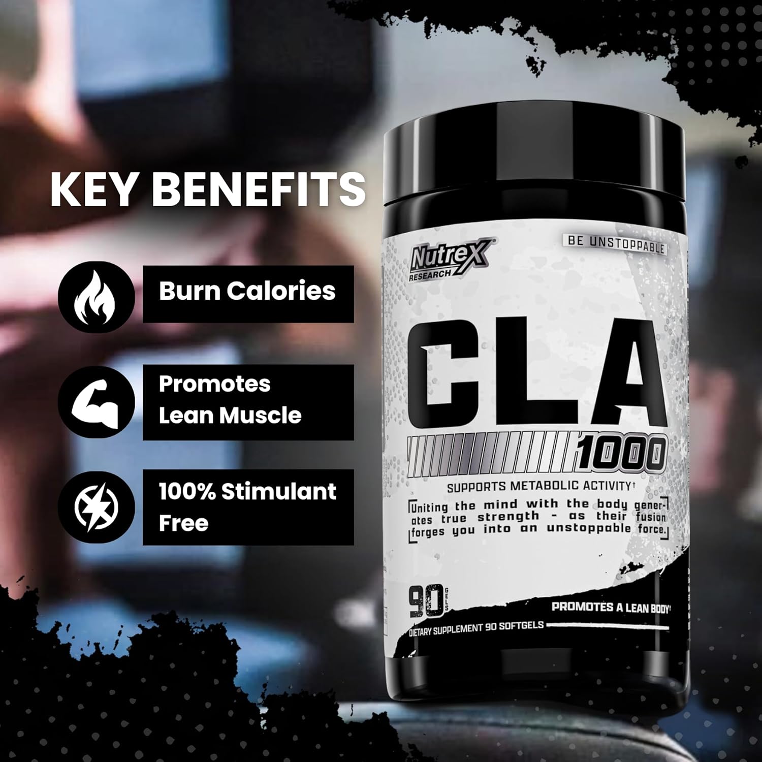 CLA 1000 - 90 Cápsulas - Nutrex