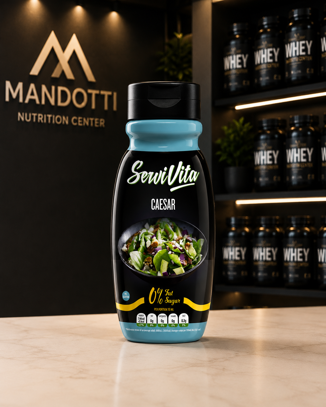 Molho Zero 320ml - Salgados - Servivita