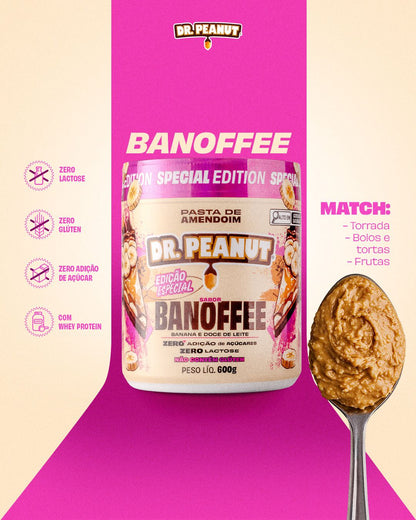 Pasta de Amendoim - Banoffee - 600g