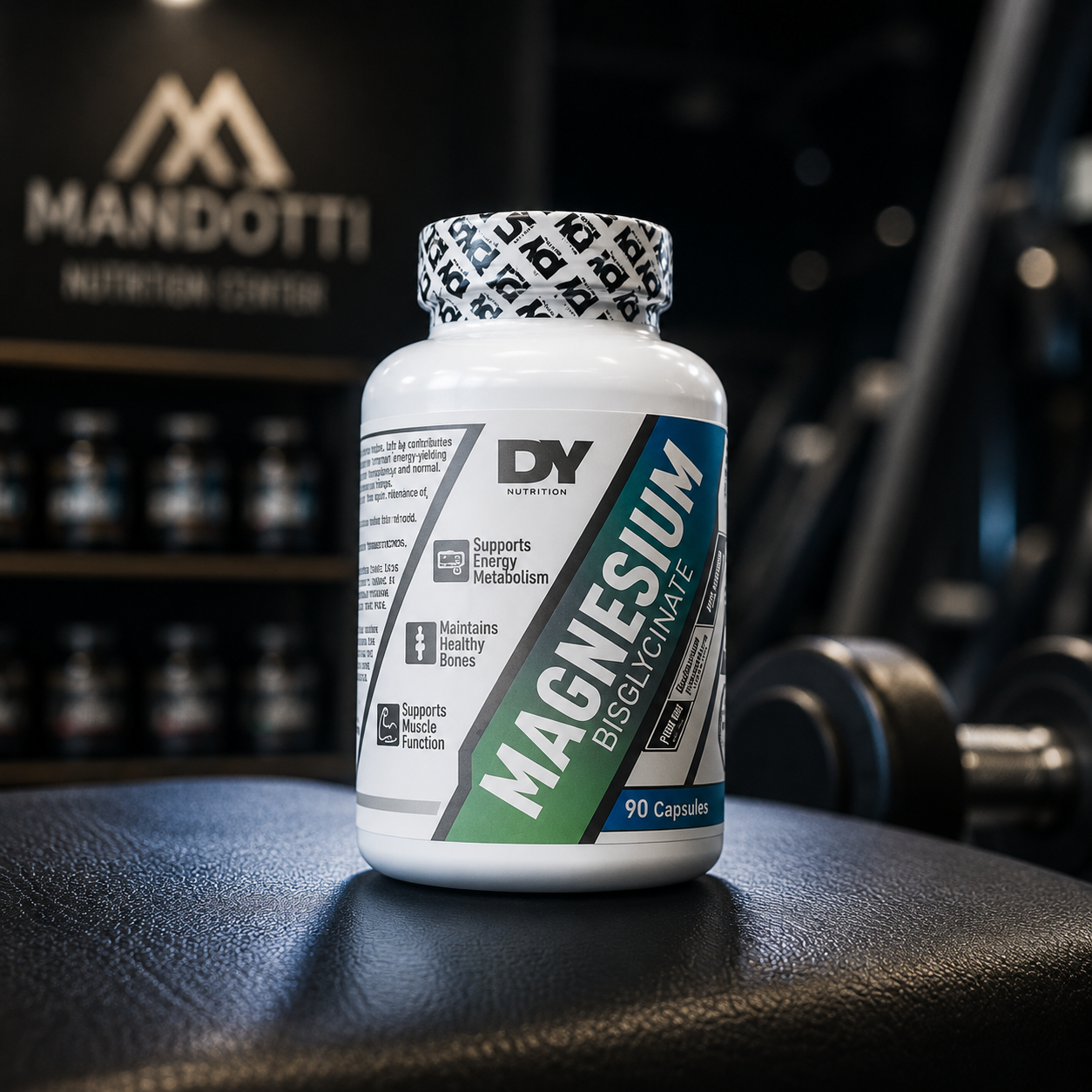 Magnésio Bisglycinato 90 cap - Dorian Yates