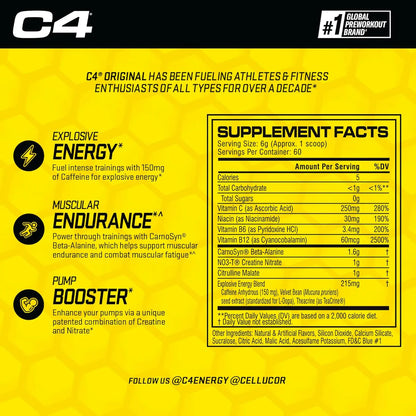 Pré-Treino C4 Original - Cellucor