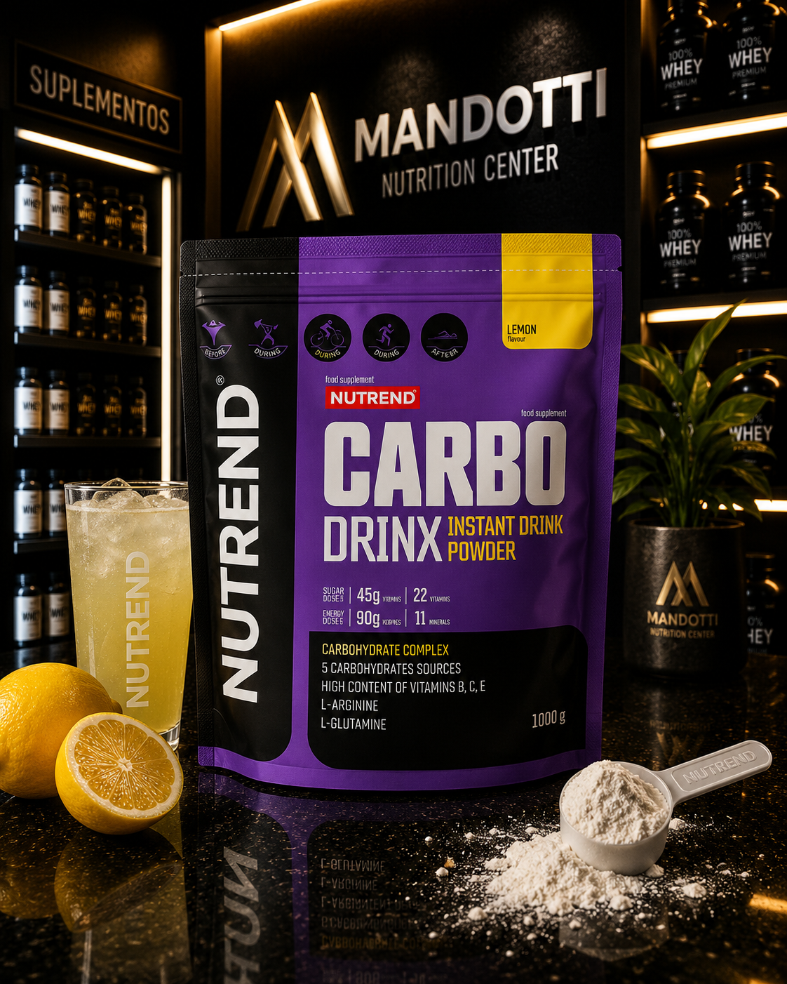 Carbodrinx 1000g - Nutrend - Sabores