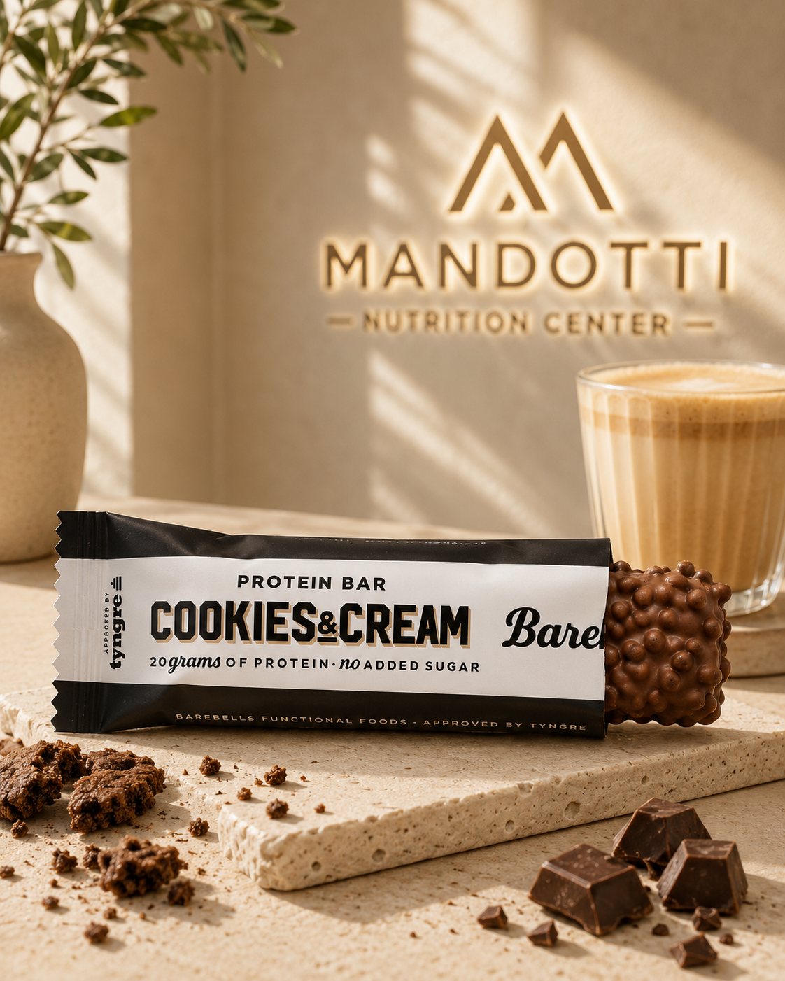 Barra Proteica 55g - Barebells - COokies & Cream