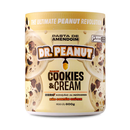 Pasta de Amendoim - Cookies & Cream - 600g