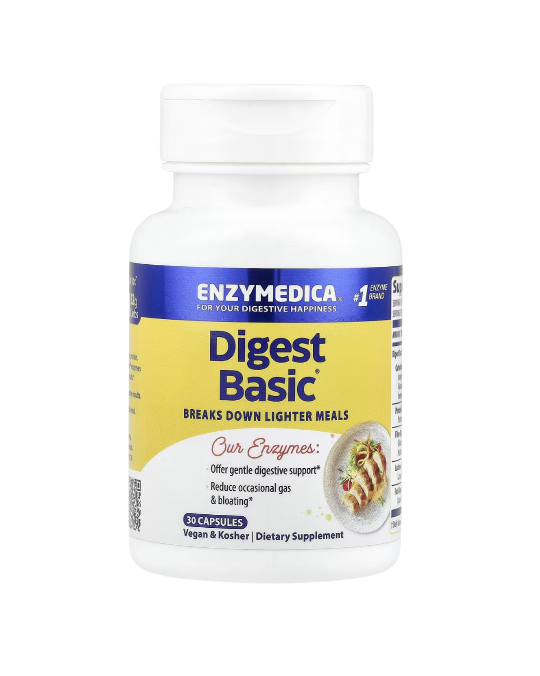 Enzimas digestivas 90 Cápsulas - Enzymedica