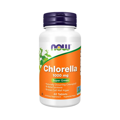 Chlorella 1000mg 60 Comprimidos - Now Foods