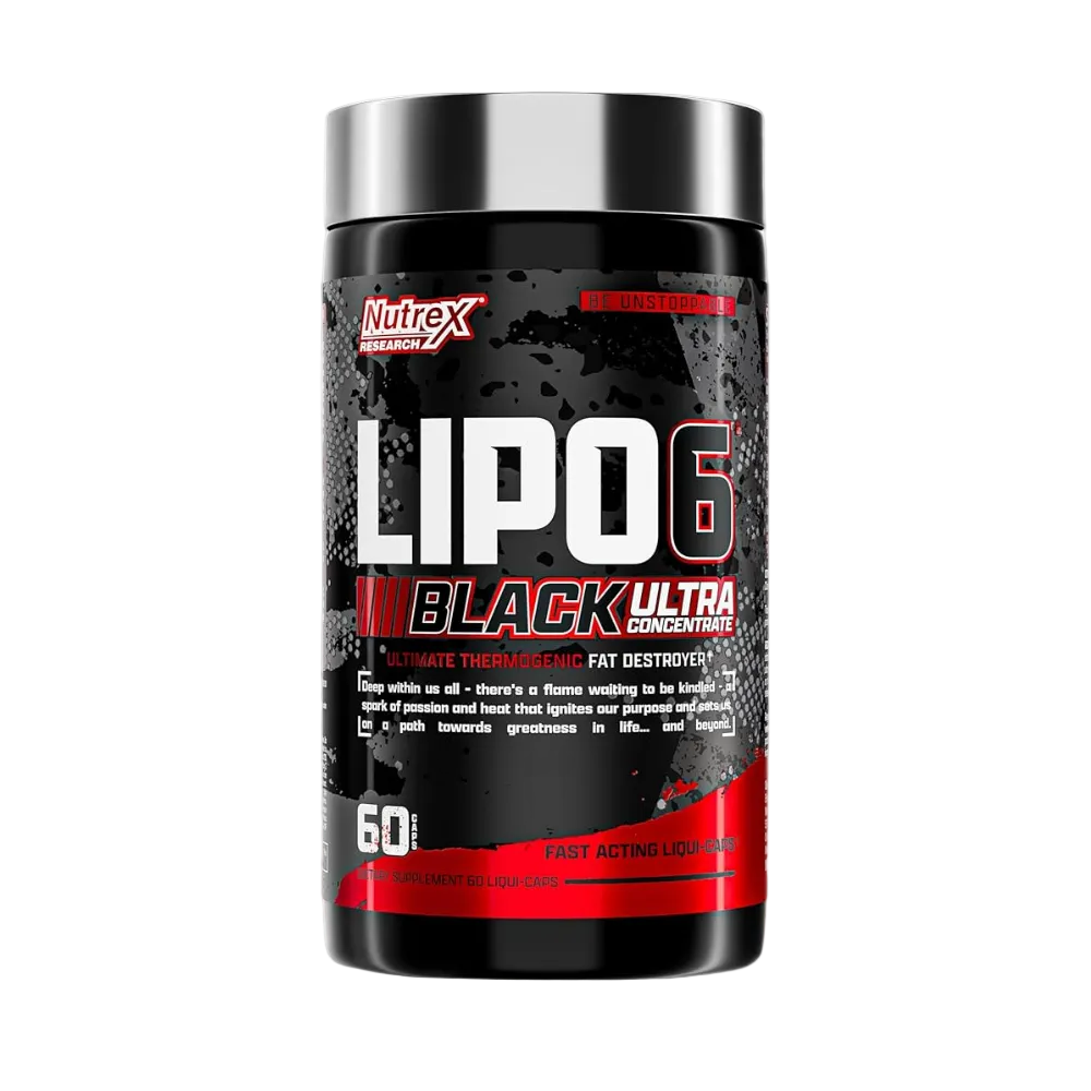 Termogénico Lipo 6 Black Ultra 60 Cápsulas - Nutrex