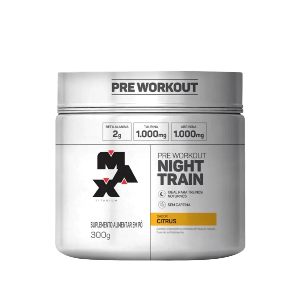 Pré-Treino Night Train 300g - Max Titanium