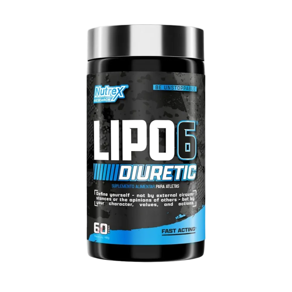 Termogénico Lipo 6 Diuretic 60 Cápsulas - Nutrex