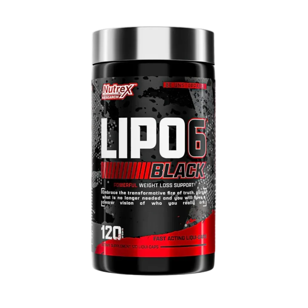 Termogénico Lipo 6 Black 120 Cápsulas - Nutrex