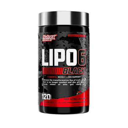 Termogénico Lipo 6 Black 120 Cápsulas - Nutrex