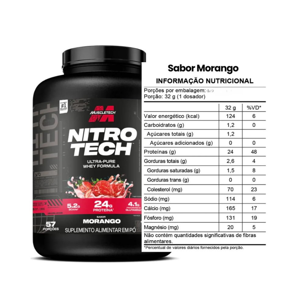Whey Protein 1820g - Nitro Tech