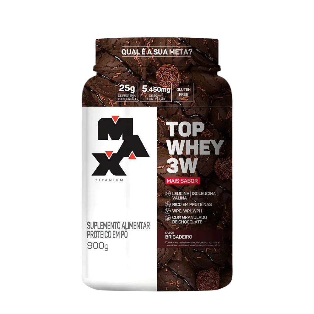 Whey Protein 3W 900g - Max Titanium