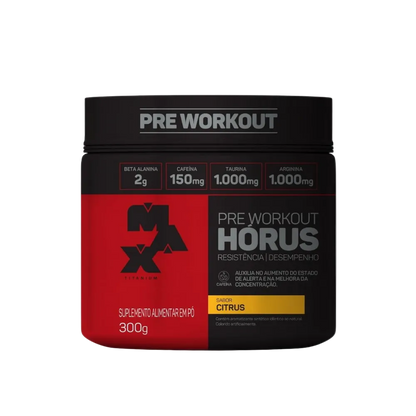 Pré Treino Hórus Max Titanium 300 Gr Citrus