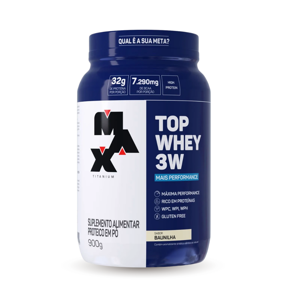 Whey Protein 3W 900g - Max Titanium