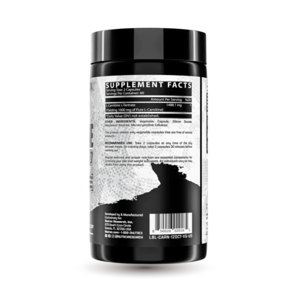 Carnitina 1000mg 60 Cápsulas - Nutrex