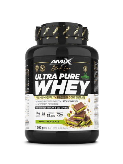 Whey Protein Concentrado 1000g - Ultra Pure - Amix