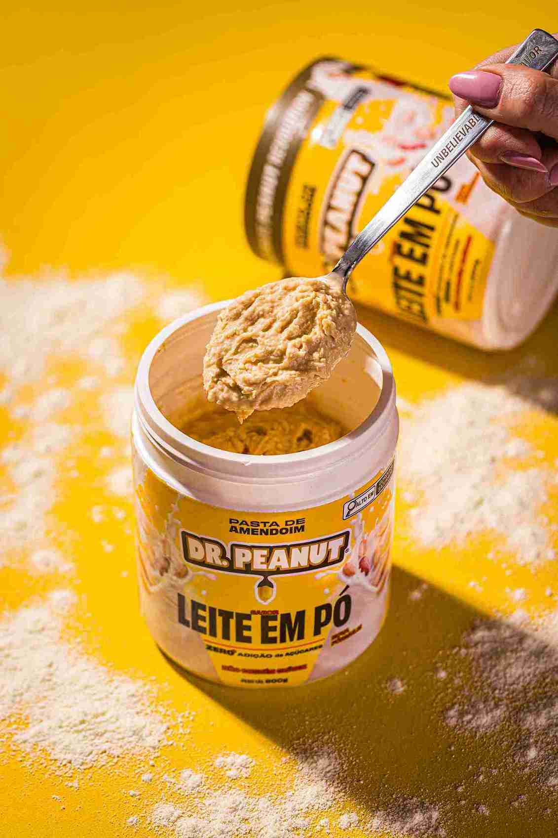 Pasta De Amendoim - Leite Em Pó - 600g