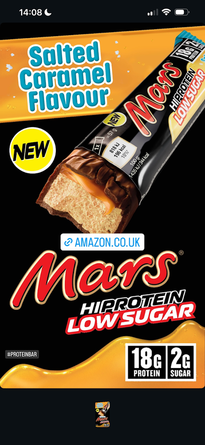Barra Proteica Snickers 55g - Salted Caramel