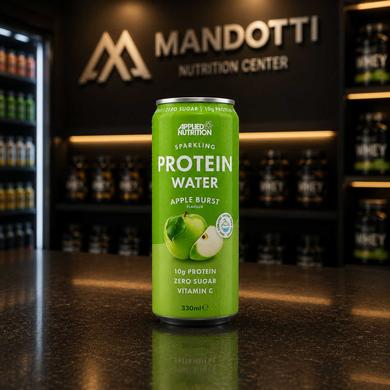 Água Gaseificada Proteica 330ml - Maça