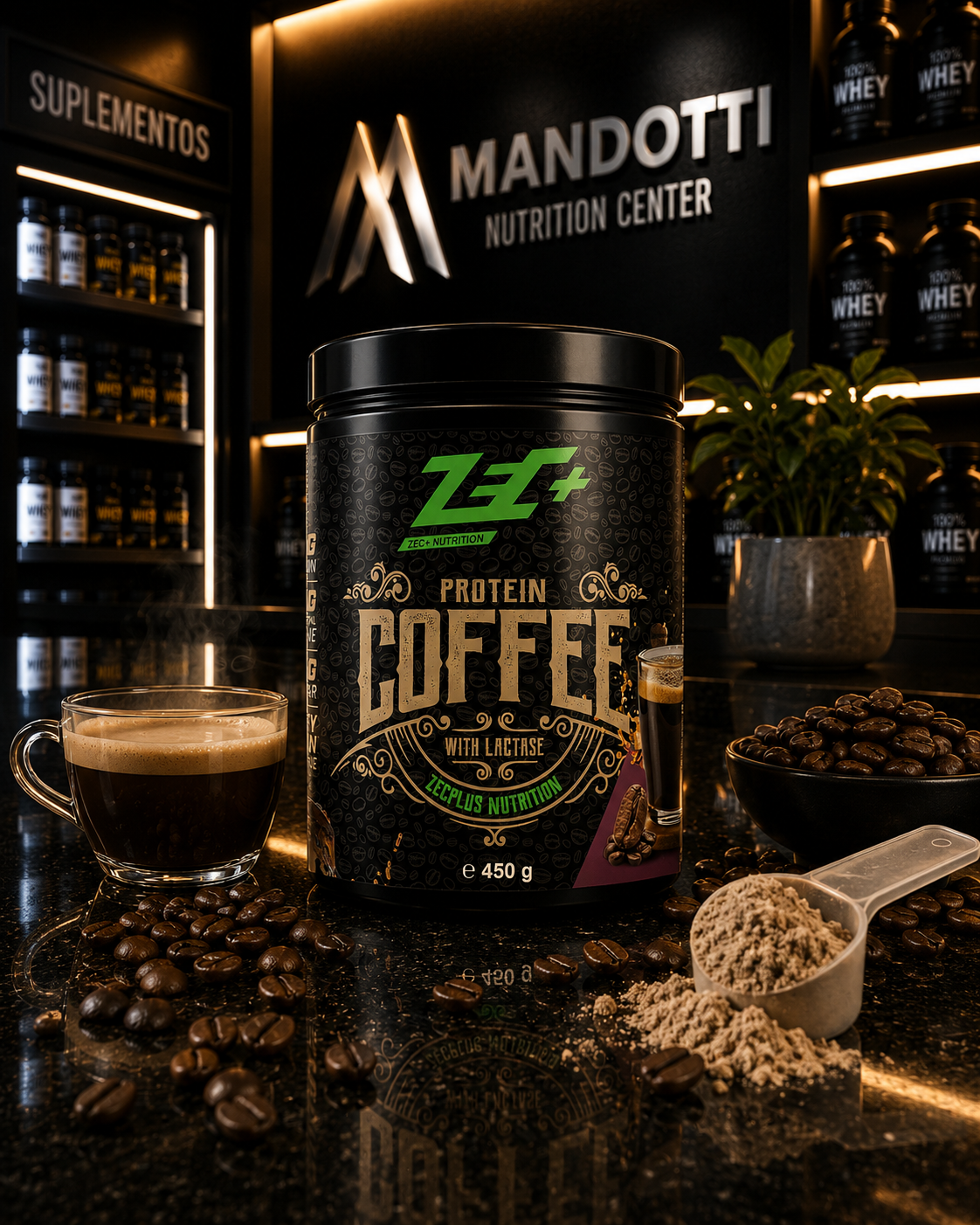 Café Proteico 450g - ZEC+ | Dark Roasted