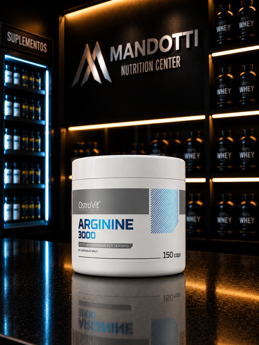 Arginina 3000 mg – OstroVit | 150 Cápsulas