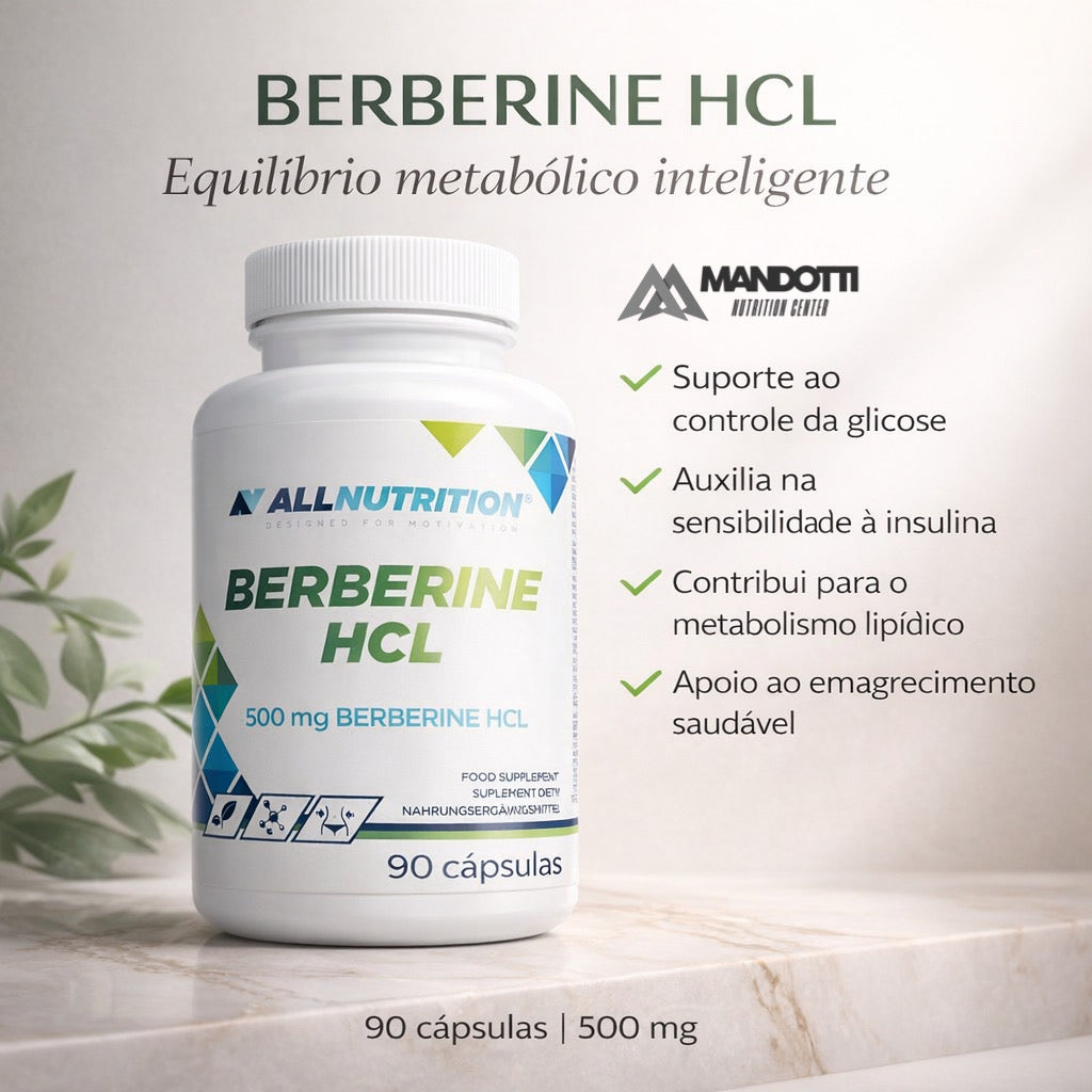 Berberina HCL 90 Cápsulas - Allnutrition