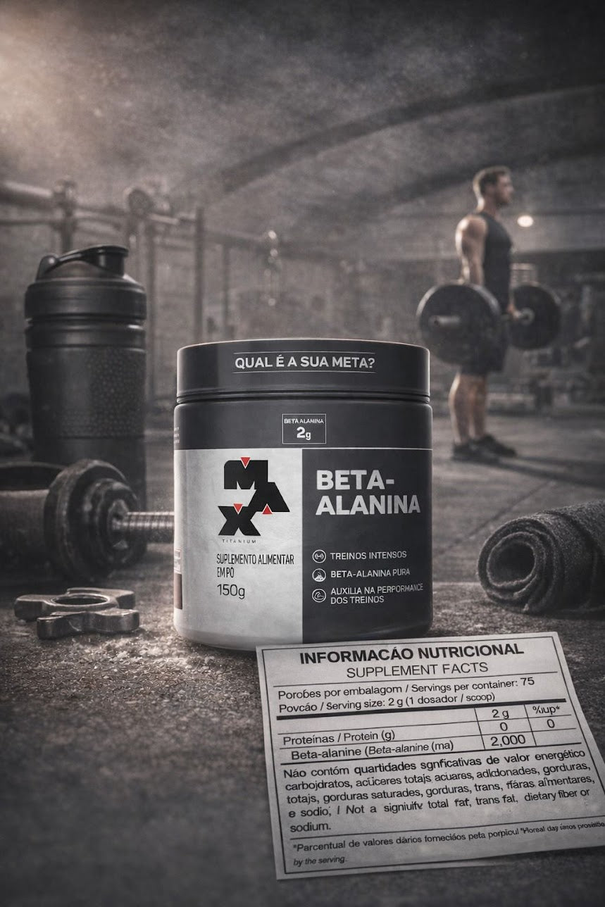 Beta-Alanina 150g - Max Titanium