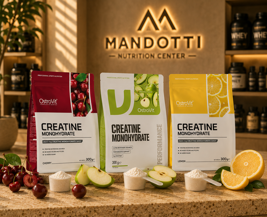 Creatina Monohidratada 300g - Ostrovit - Sabores Diversos