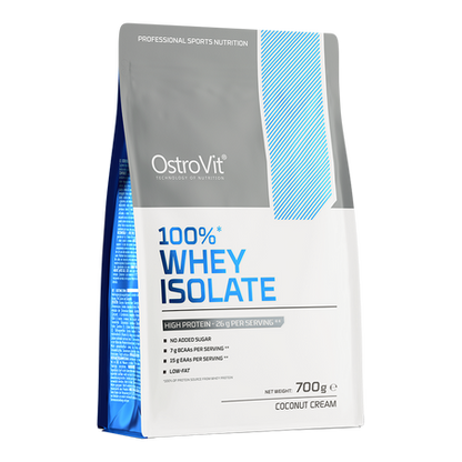 100% Whey Isolado 700g - Ostrovit - Sabores DIversos