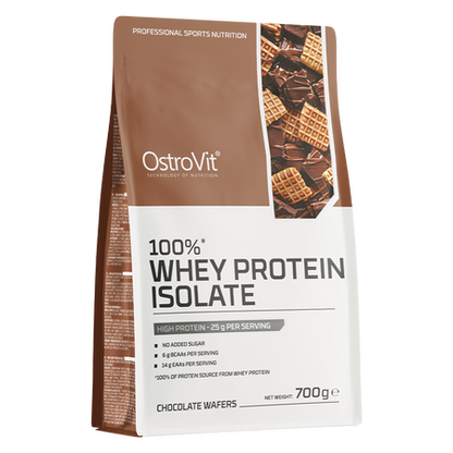 100% Whey Isolado 700g - Ostrovit - Sabores DIversos