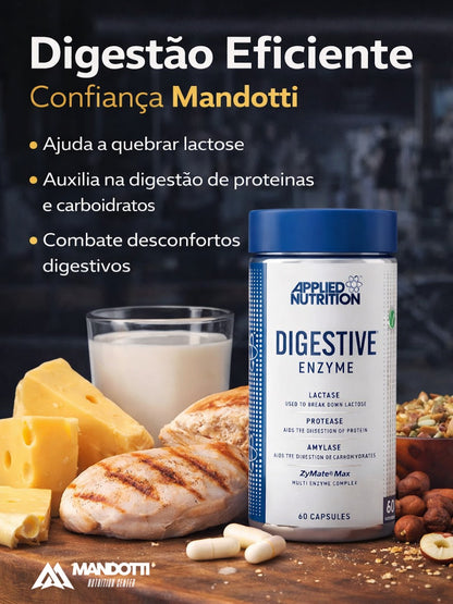 Enzimas Digestivas 60 cápsulas - Applied Nutrition