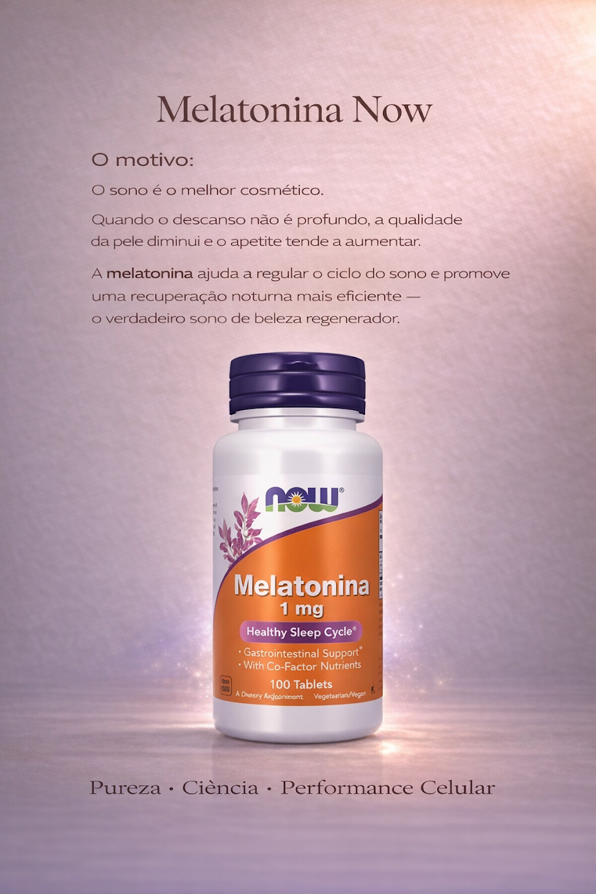 Melatonina 1mg 100 Cápsulas - Now Foods