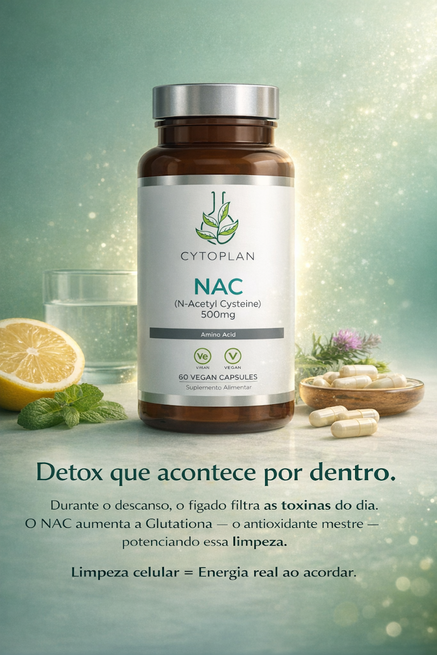 NAC 60 Cápsulas 500mg - Cytoplan