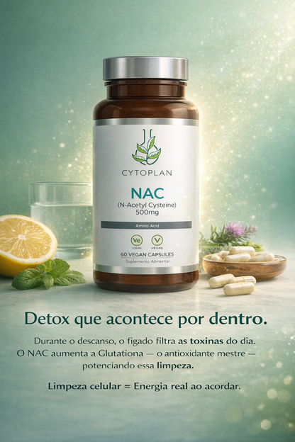 NAC 60 Cápsulas 500mg - Cytoplan